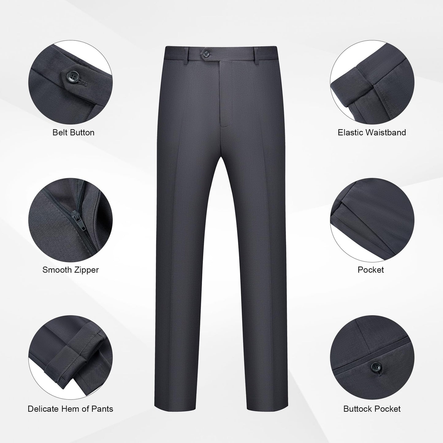 Men's 2 Piece Slim Fit Suit Set WULFUL