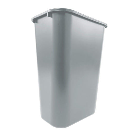 Rubbermaid 10 Gallon Plastic Wastebasket, Gray