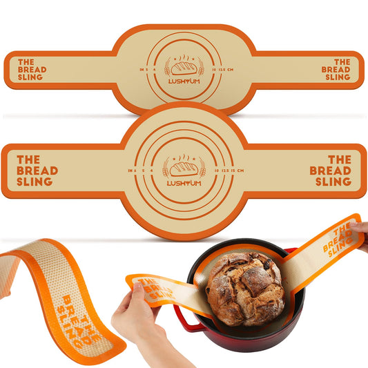 2-Piece Silicone Bread Sling for Dutch Oven