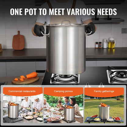 42QT VEVOR Stainless Steel Stockpot for Cooking