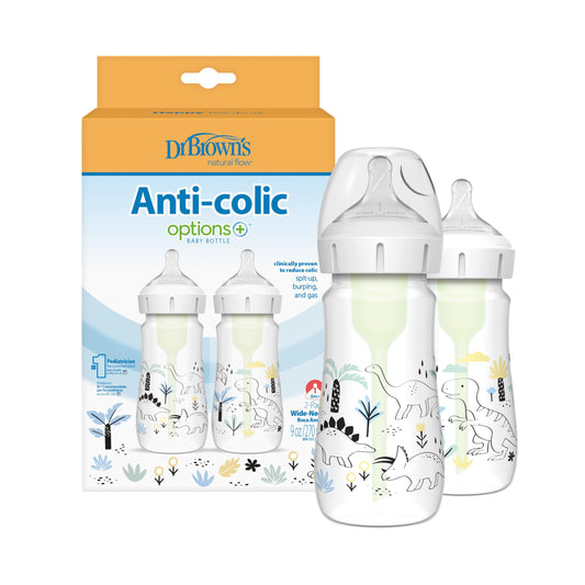 Dr. Brown's Anti-Colic Baby Bottles, Dino Design
