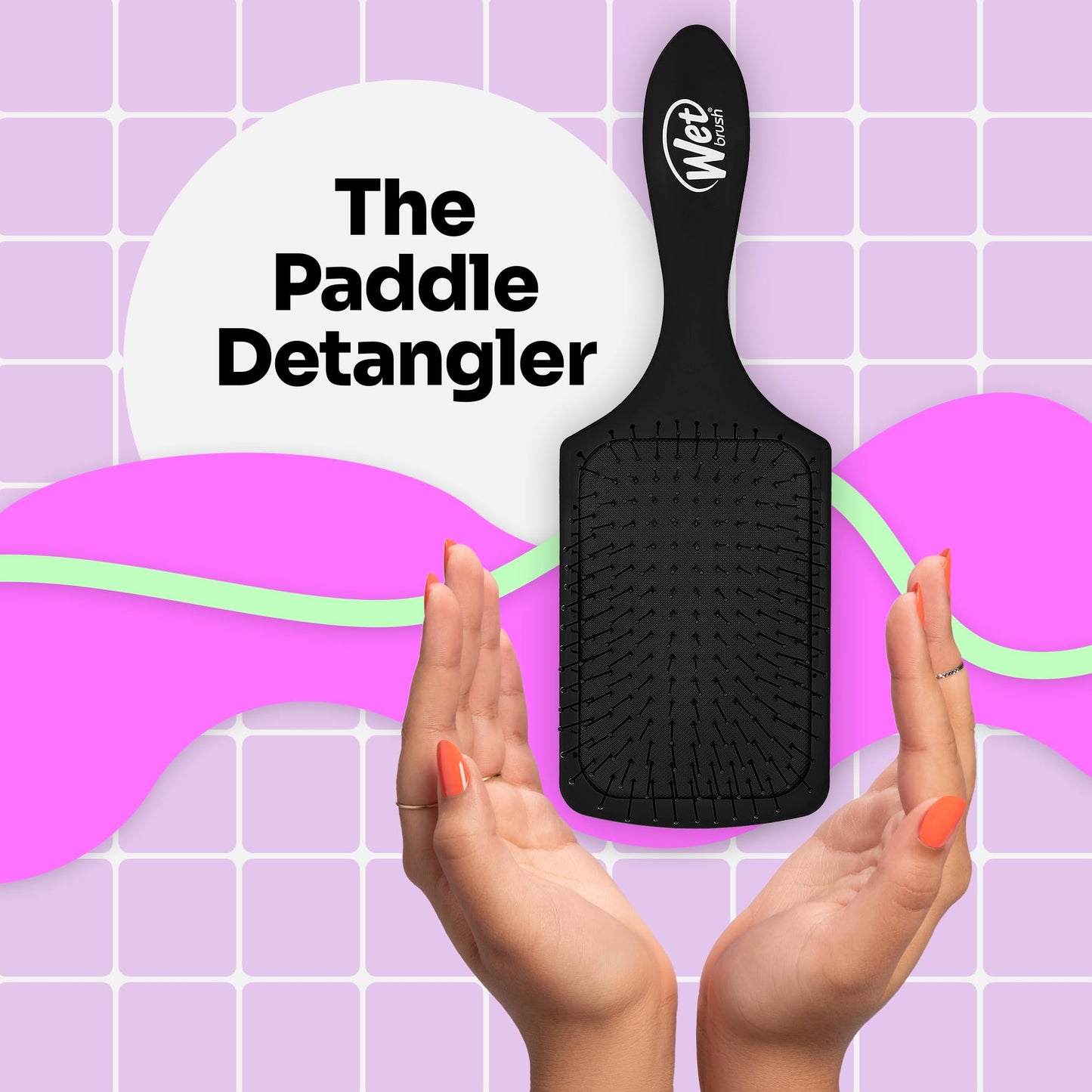 Wet Brush Paddle Detangler for All Hair Types
