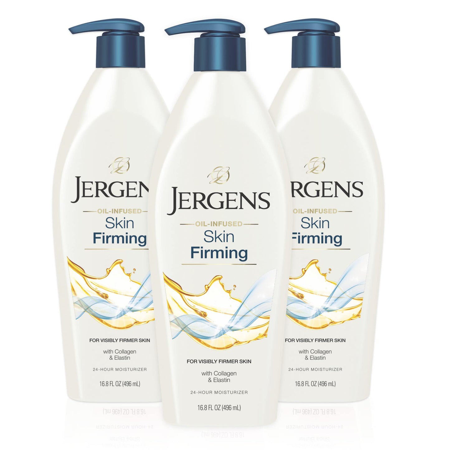 3-Pack Jergens Skin Firming Lotion with Collagen.