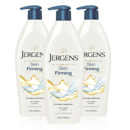 3-Pack Jergens Skin Firming Lotion with Collagen.
