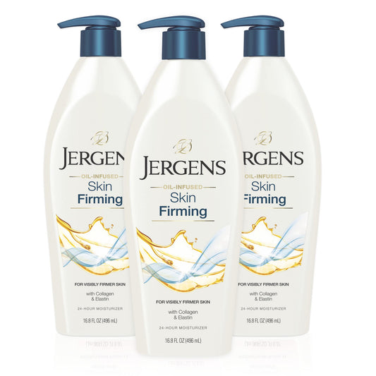 3-Pack Jergens Skin Firming Lotion with Collagen.