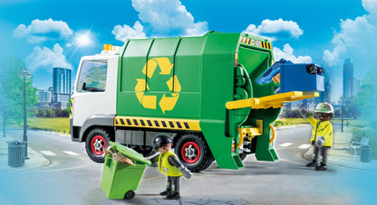 Playmobil Recycling Truck with 2 Figures & Accessories