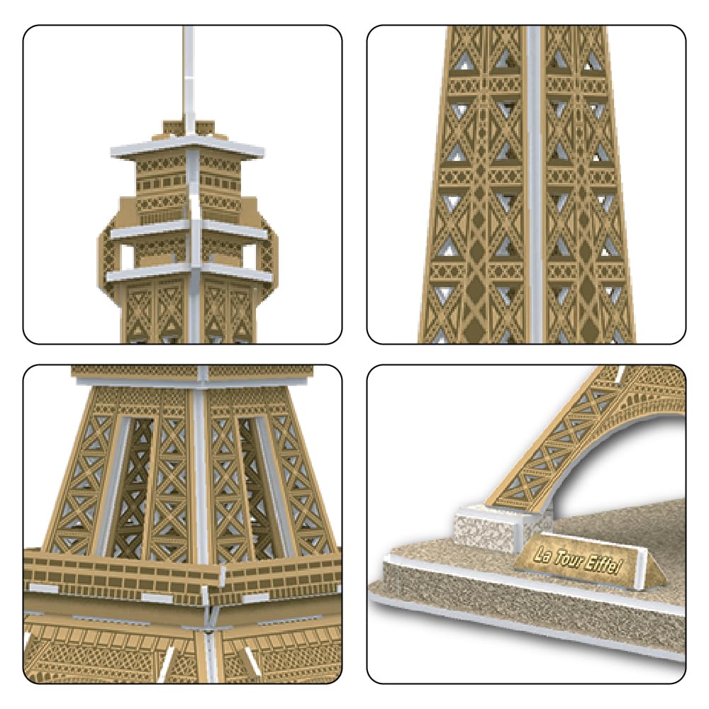 Eiffel Tower 3D Puzzle Model Kit for Adults
