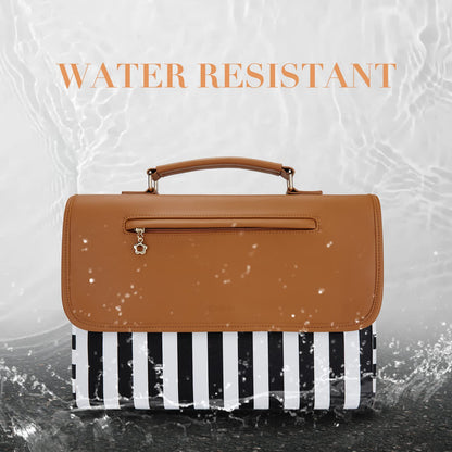 ECOSUSI Slim Leather Laptop Bag for 15" Notebooks