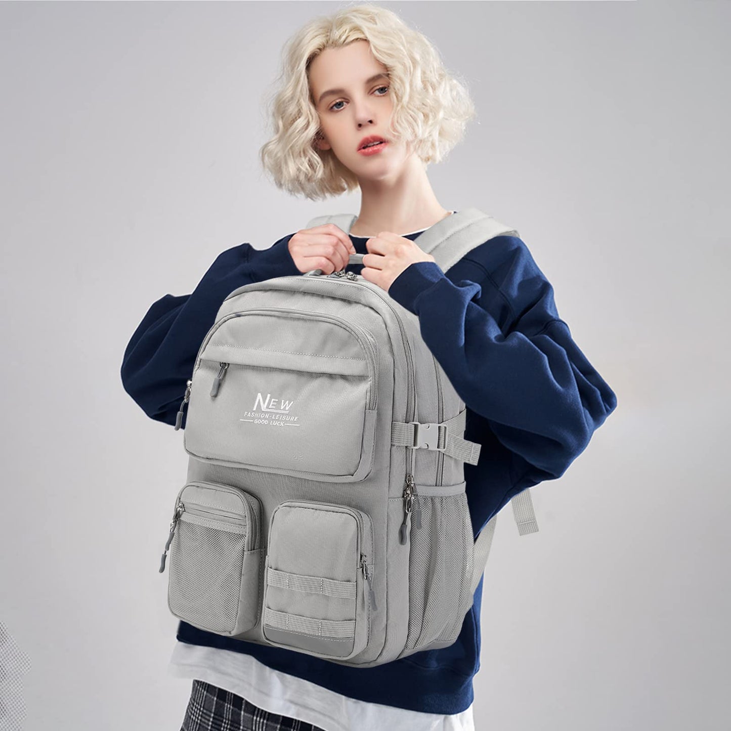 Water Resistant Backpack for Students, 15.6" Laptop
