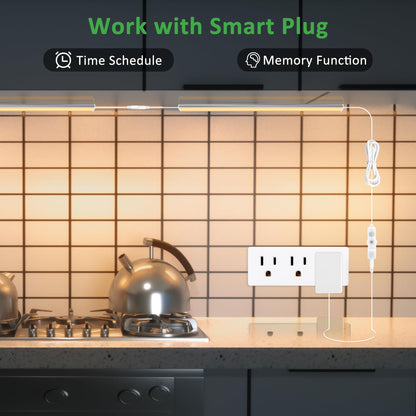 6 Pcs Under Cabinet Lights for Kitchen