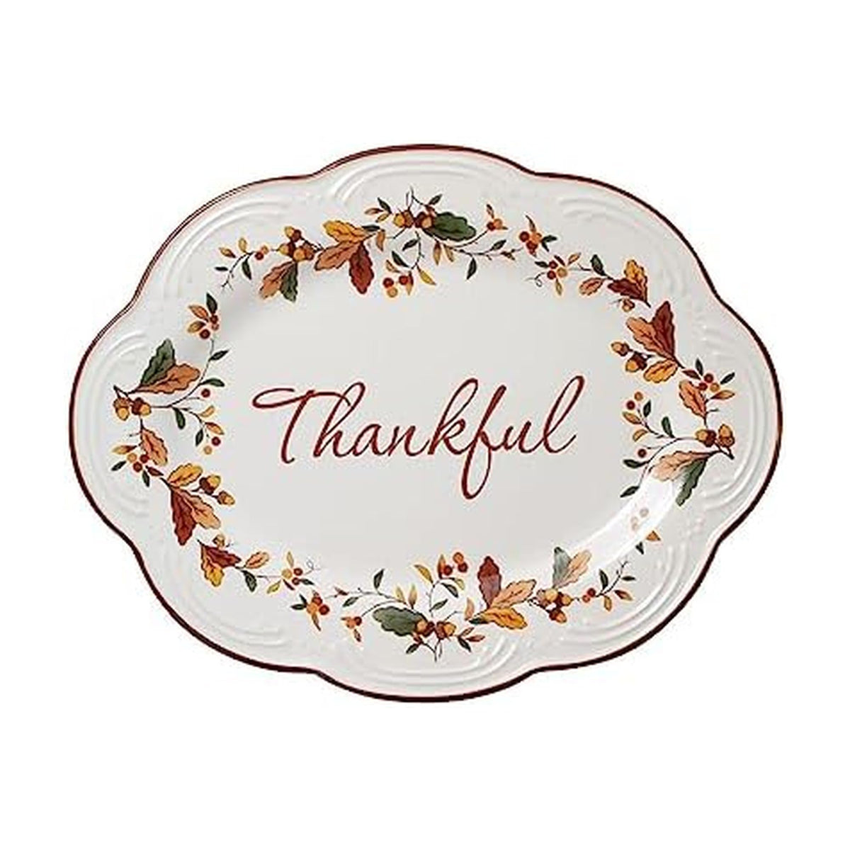 Pfaltzgraff Autumn Berry Small Oval Platter