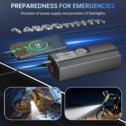 Portable 150 PSI Tire Inflator with Digital Gauge