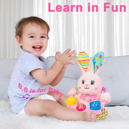 Baby Bunny Musical Stuffed Toy for Infants