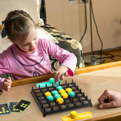 ALMCALS Bounce Ball Game Family Party Games, Game Bounce Table Game Toys- Jumping Connect Ball Board Games Bounce Off Game, Party Favors Birthday Holiday for Adults and Kids