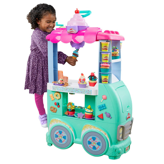 Play-Doh Food Truck Toy Playset with 12 Cans