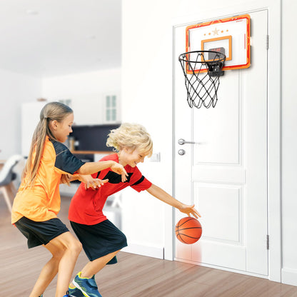 MindPal Indoor Basketball Hoop, Presents for Boys 8-12, Bedroom Basketball Hoop with Ball, Led Light Mini Hoop with Electronic Scoreboard, Indoor Basketball Hoop for Kids, Boy