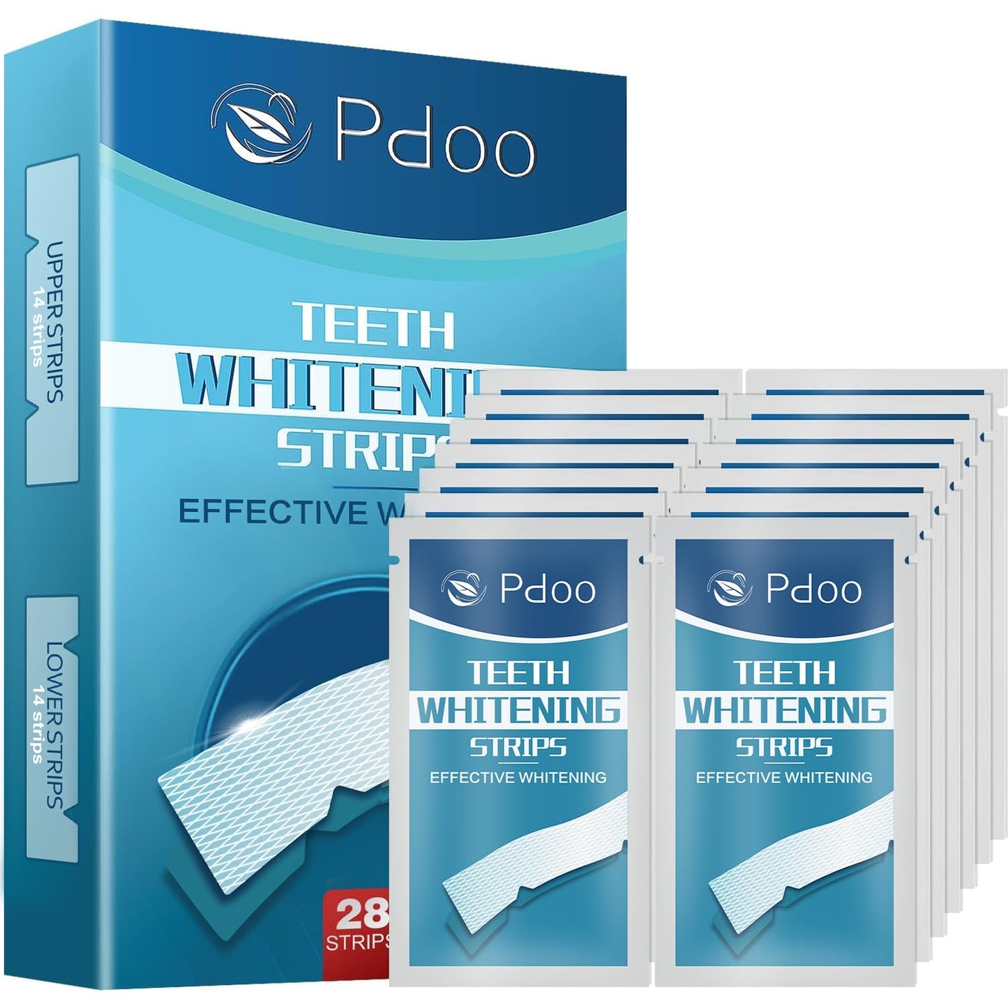 Teeth Whitening Strips for Sensitive Teeth - 28 Pack
