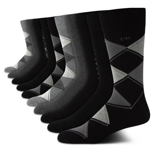 10 Pack Calvin Klein Men's Dress Socks