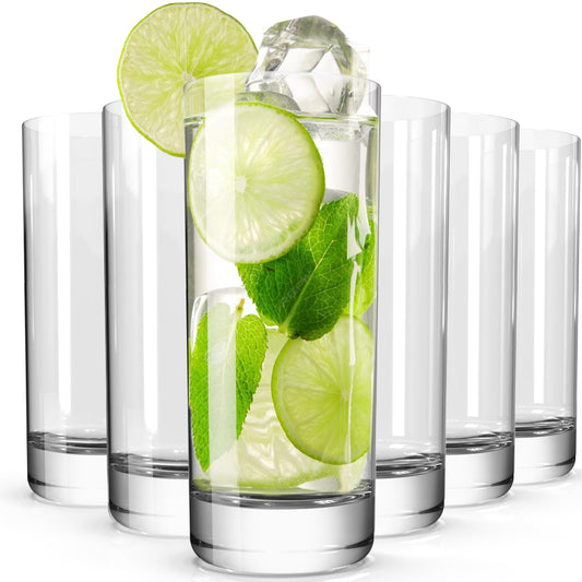 Wlasss 6-Piece Crystal Highball Glass Set