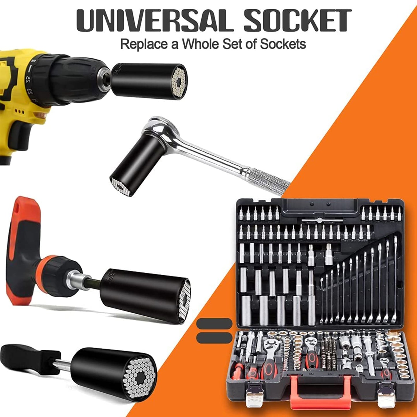 Universal Socket Tools Gift for Dad and Grandpa