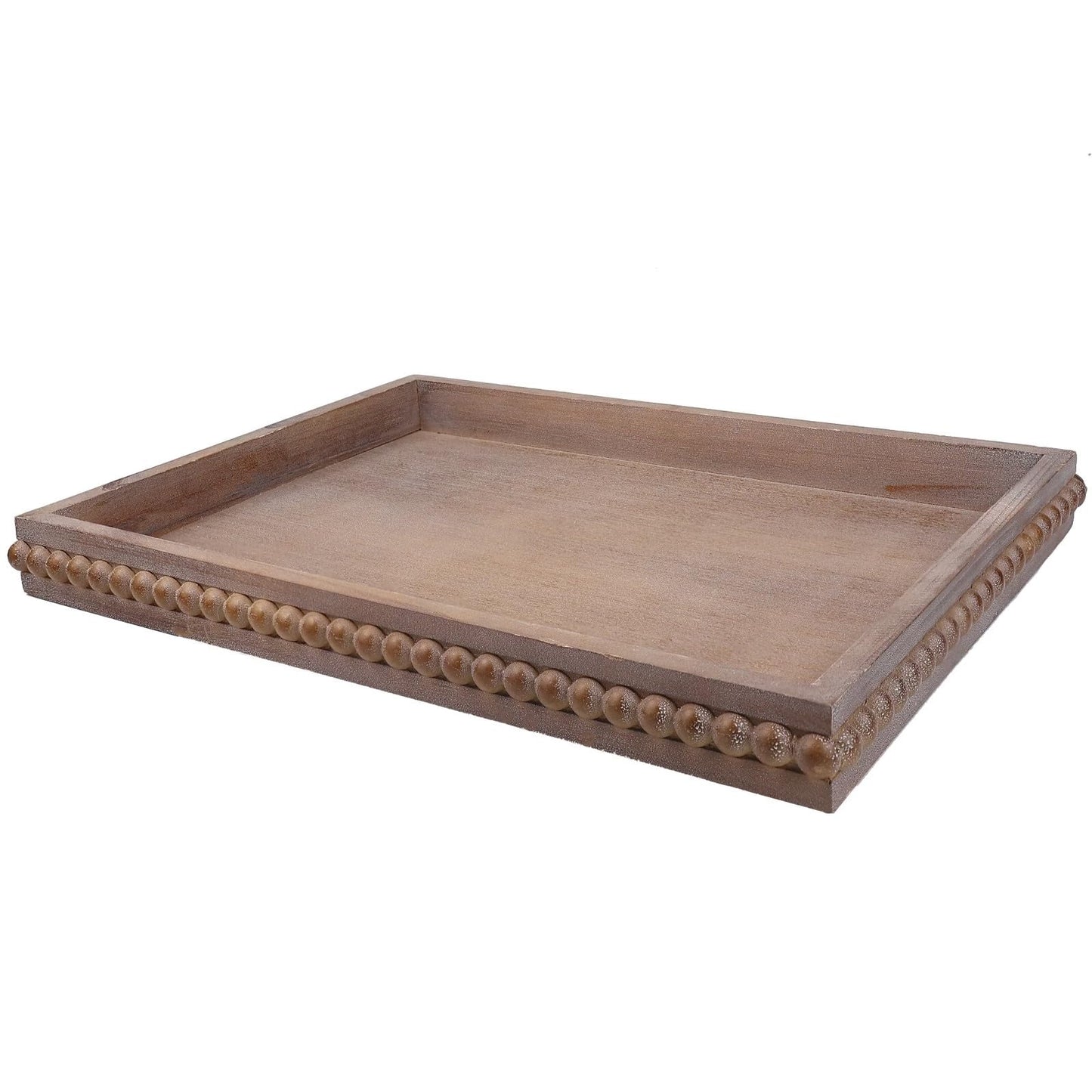 Wood Decorative Serving Tray for Coffee Table