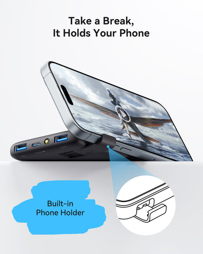 INIU Portable Charger, Slimmest Fast Charging 10000mAh USB C in/Out Power Bank, 22.5W PD3.0 QC4+ Battery Pack, Portable Phone Charger for iPhone 15 14 13 12 11 Pro Samsung S22 S21 Google AirPods iPad