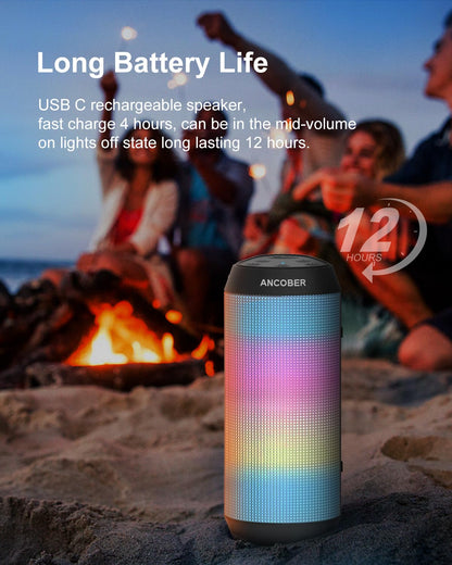 Portable Bluetooth Speaker with HD Stereo Sound