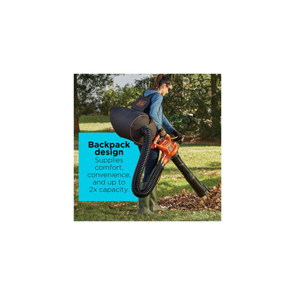 BLACK+DECKER 3-in-1 Leaf Blower Vacuum Mulcher
