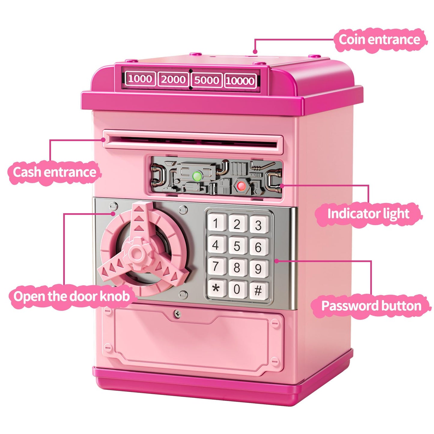 Electronic Coin Saving Bank for Kids 3-10