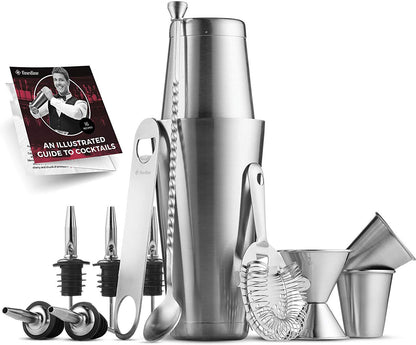 FineDine 14-Piece Stainless Steel Bar Tool Set