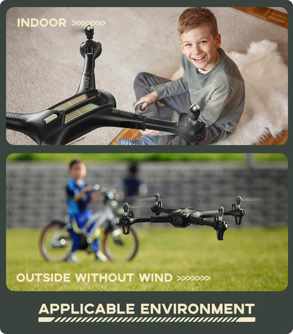 SYMA Foldable 1080P Camera Drone for Kids