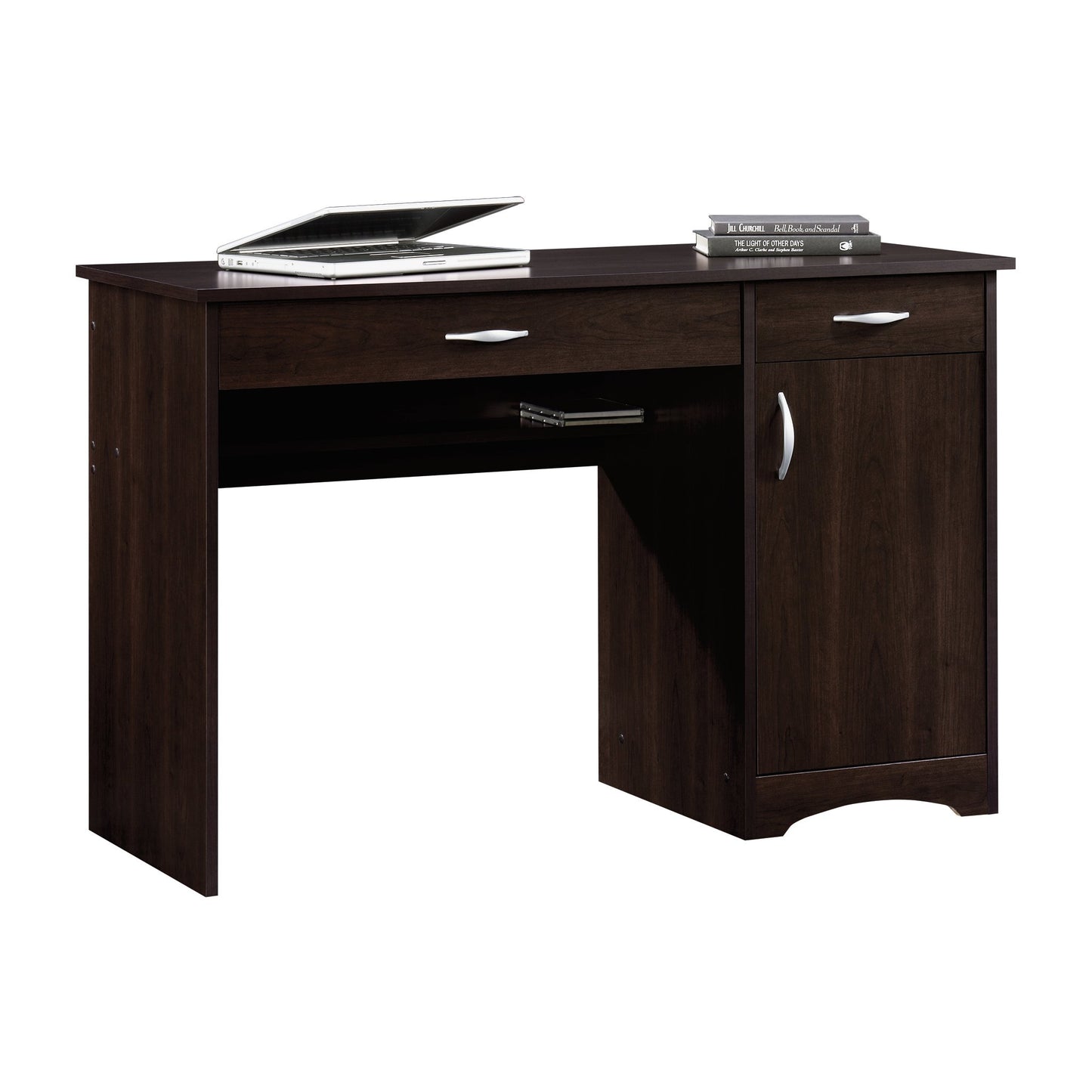 Sauder Beginnings Desk, Cinnamon Cherry finish