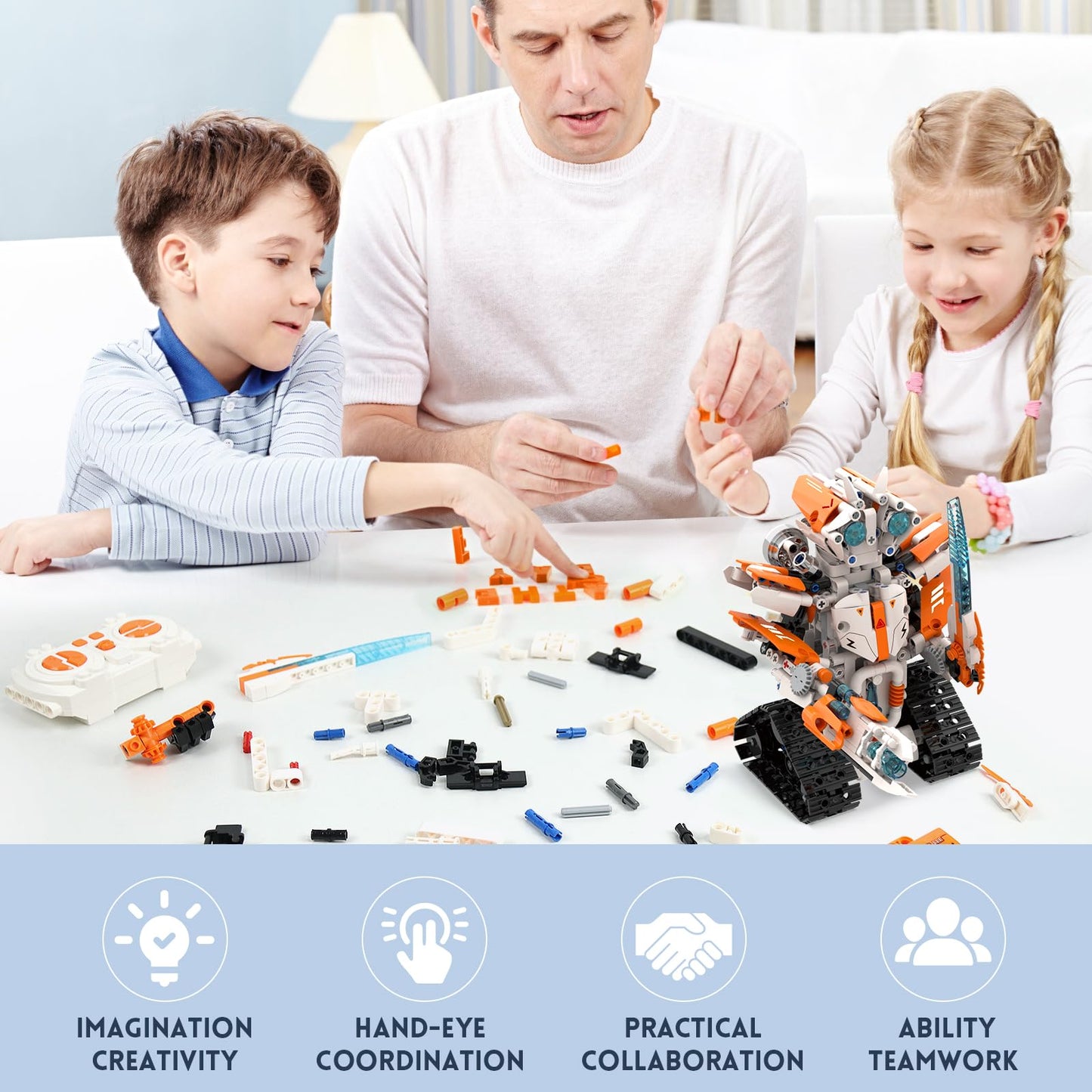 STEM Robot Building Kit for Ages 6-14