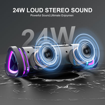 Vanzon Portable Bluetooth Speaker with 24H Playtime