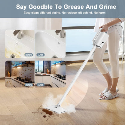 ACHTFACH 6-in-1 Steam Mop Cleaner with Detachable Pads