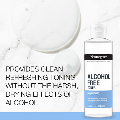 Neutrogena Alcohol-Free Face Toner, 8 fl. oz