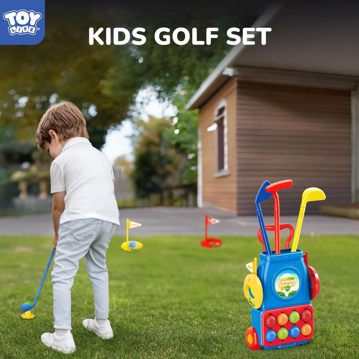 TOY Life Kids Mini Golf Set for Ages 3-8