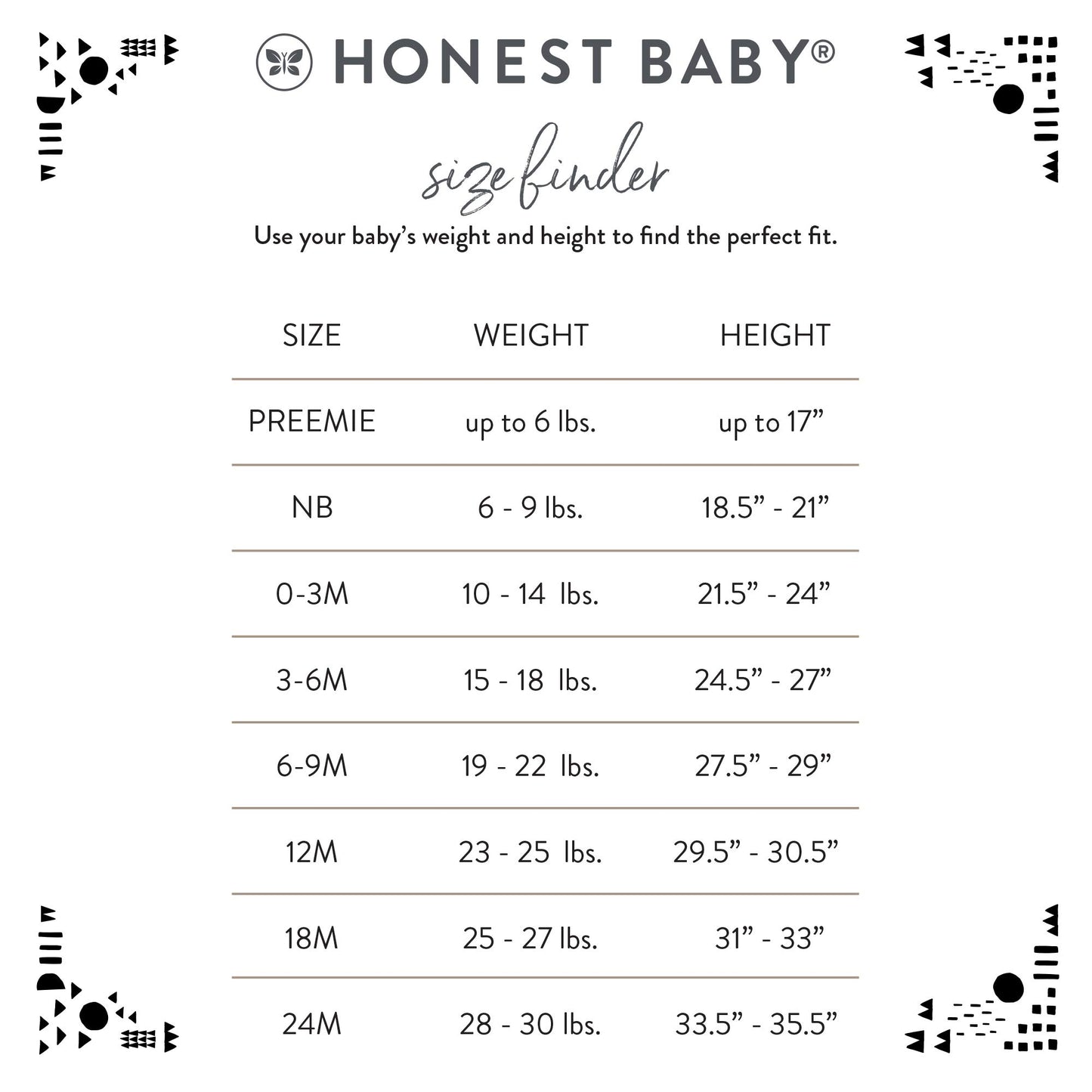 HonestBaby Organic Cotton 5-Pack Baby T-Shirts