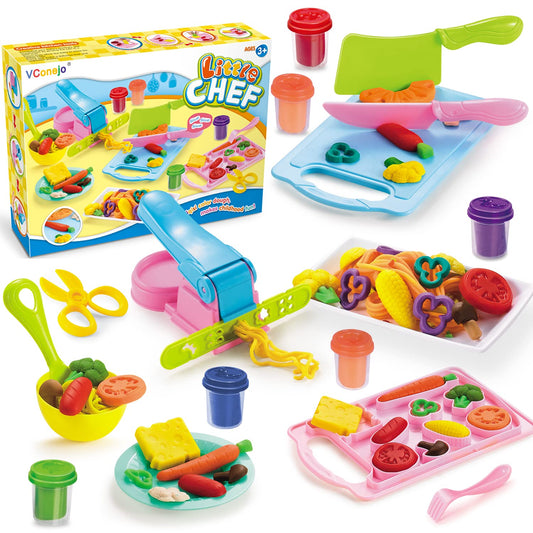 Dough Toys Kitchen Play Set for Little Chefs