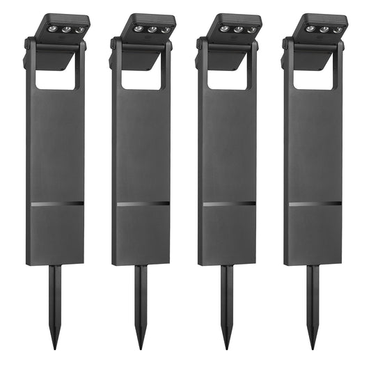 4 Pack Solar Powered Garden Lights Outdoor