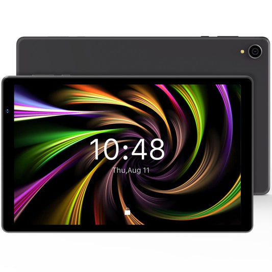 ApoloSign 2024 Android 14 Tablet, 10.1" Touch Screen, Octa-core Processor, 8GB RAM + 128GB ROM, Expandable up to 1TB via TF, WiFi, BT 5.0, Full HD IPS Display, Kids Friendly Design, Gray