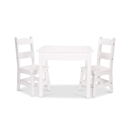 Melissa & Doug Wooden Table and Chairs Set