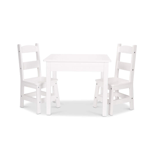 Melissa & Doug Wooden Table and Chairs Set