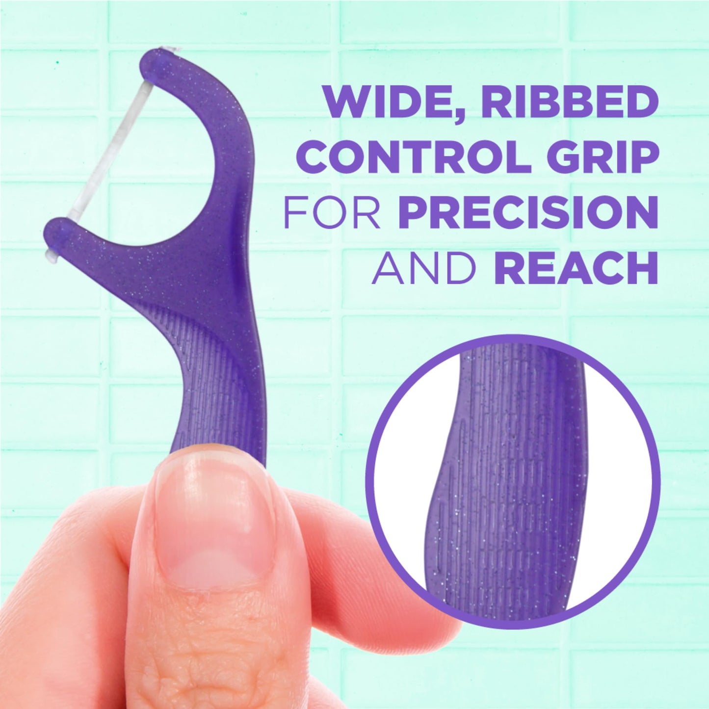 GUM Comfort Slide Floss Picks, Mint Flavor, 120ct