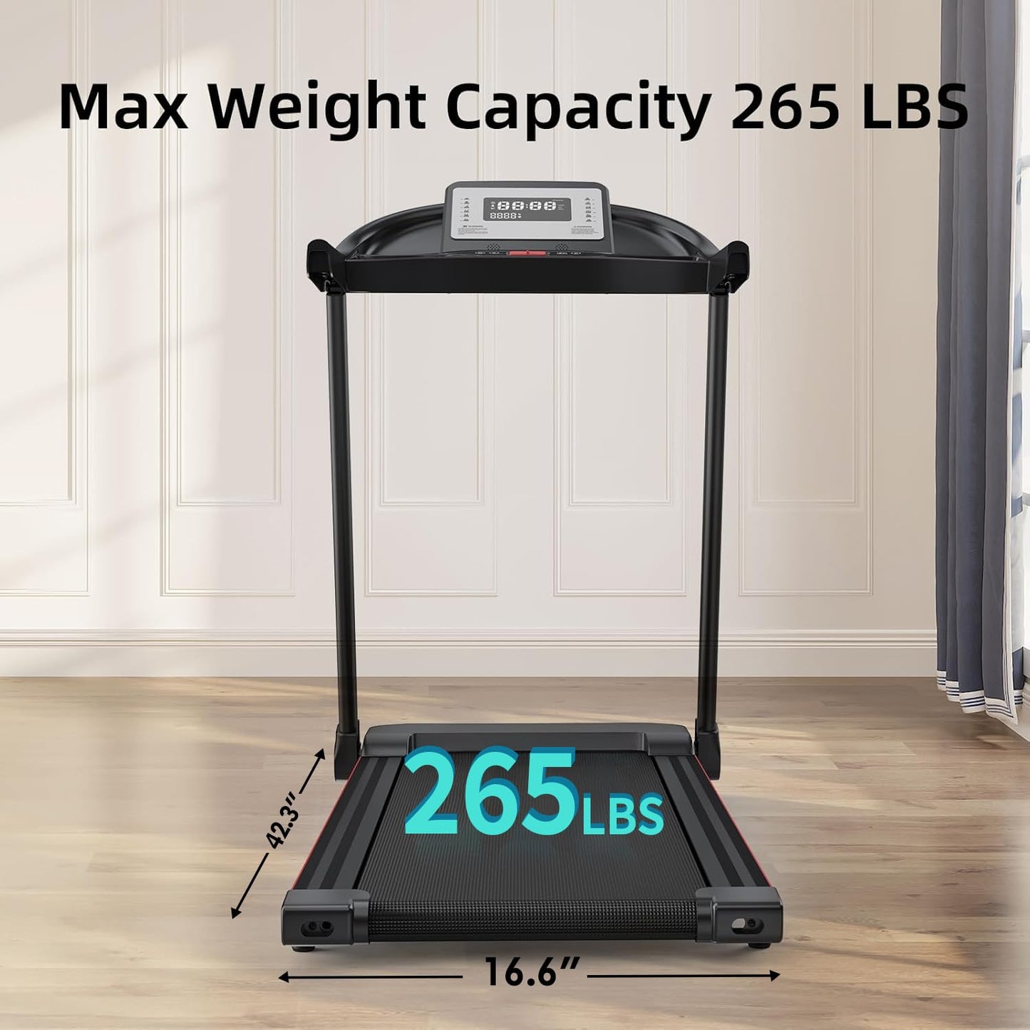 Upreign Treadmill with Adjustable Incline for Fitness