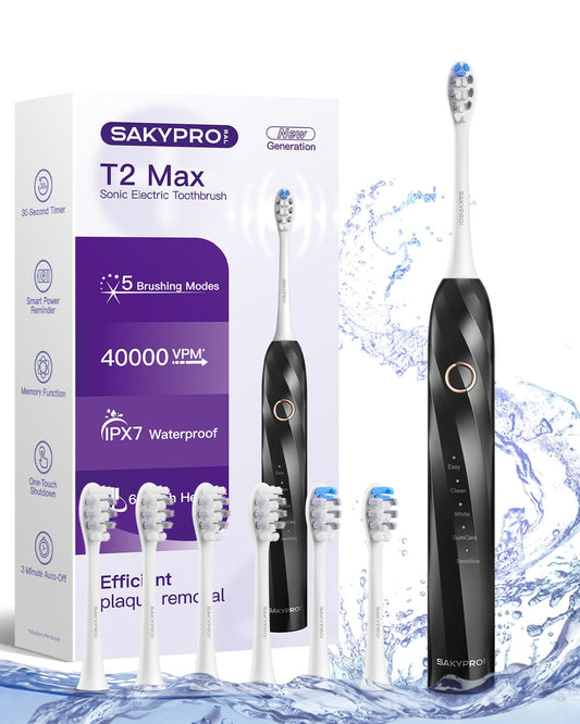 40,000 VPM Sonic Toothbrush by SAKYPRORAL