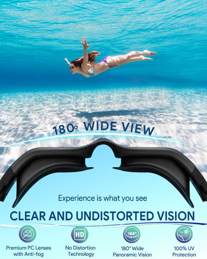 Polarized Swim Goggles for Men and Women
