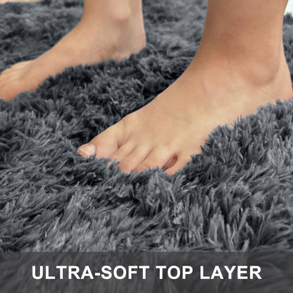 OLANLY Soft Shaggy Area Rug for Living Room