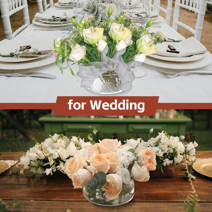 3 PCS Acrylic Floral Vases Centerpieces for Tables