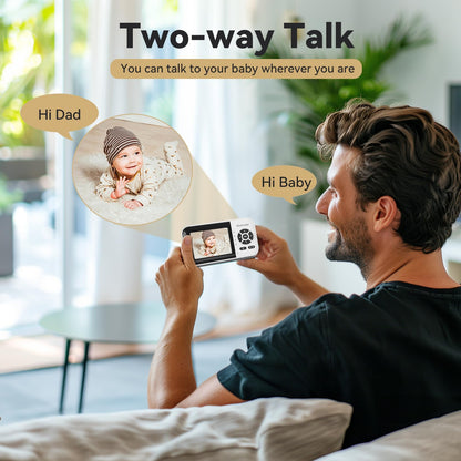 2.8" Baby Monitor with 1080P Camera & Night Vision